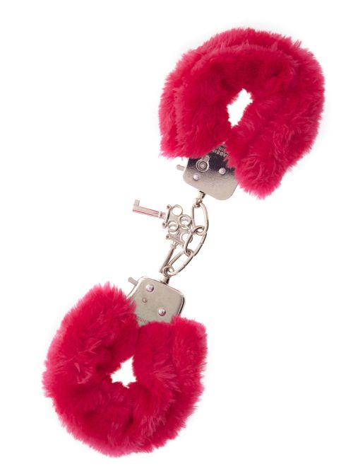 DREAM TOYS HANDCUFFS WITH PLUSH RED