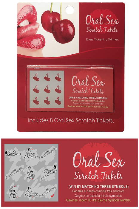 ORAL SEX SCRATCH TICKETS
