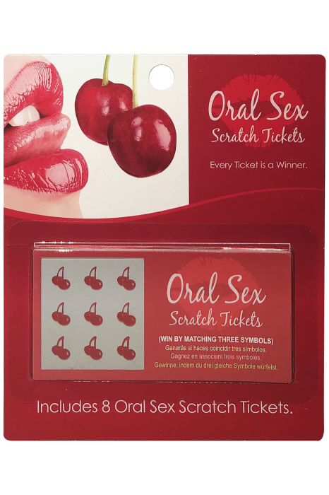 ORAL SEX SCRATCH TICKETS