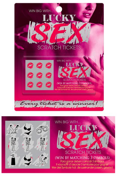 LUCKY SEX SCRATCH TICKETS