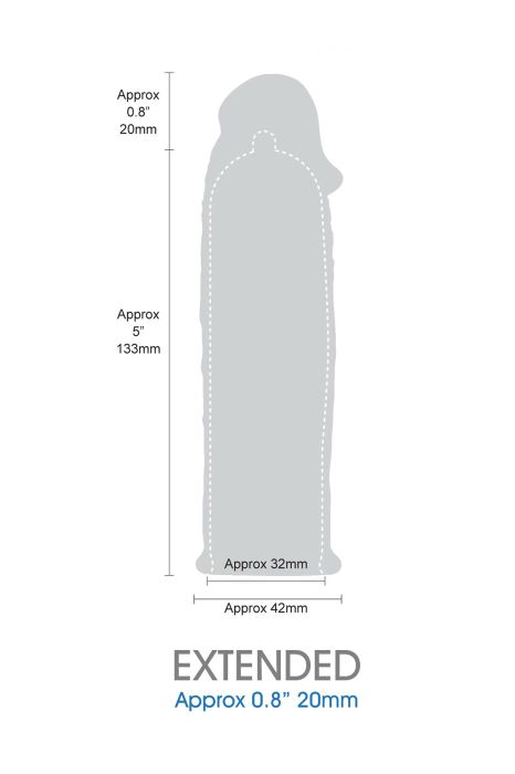 LENGTH EXTENDER SLEEVE 6INCH BLACK