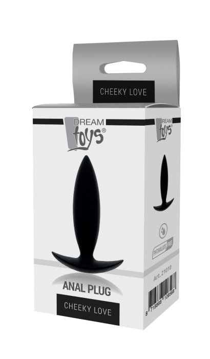 CHEEKY LOVE ANAL PLUG XTRA SMALL BLACK