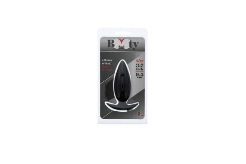 CHEEKY LOVE ANAL PLUG SMALL BLACK