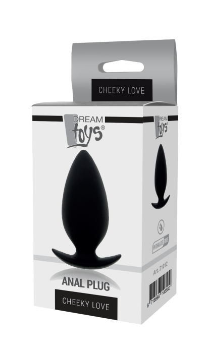 CHEEKY LOVE ANAL PLUG MEDIUM BLACK