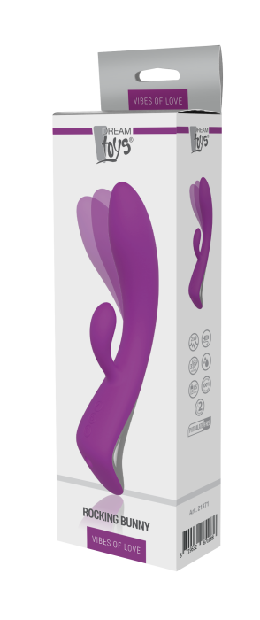 VIBES OF LOVE ROCKING BUNNY PURPLE