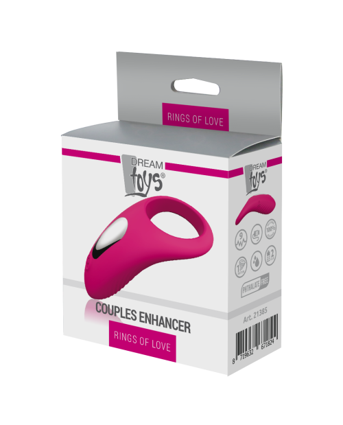 RINGS OF LOVE COUPLES ENHANCER MAGENTA