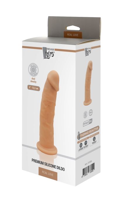 REAL LOVE DILDO 6INCH FLESH