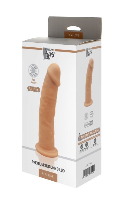 REAL LOVE DILDO 7.5INCH FLESH