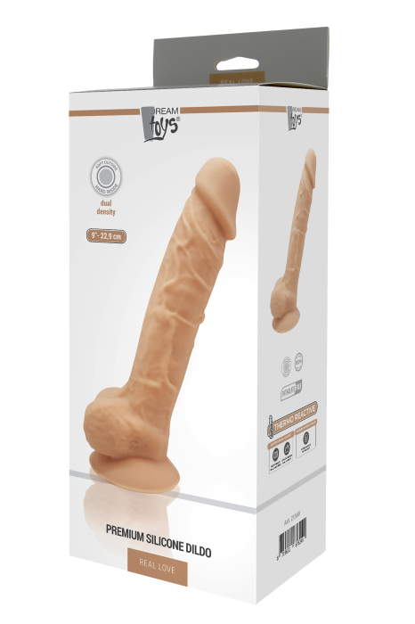 REAL LOVE DILDO 9INCH FLESH