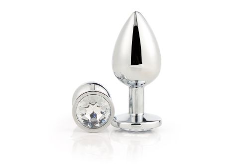 GLEAMING LOVE SILVER PLUG LARGE