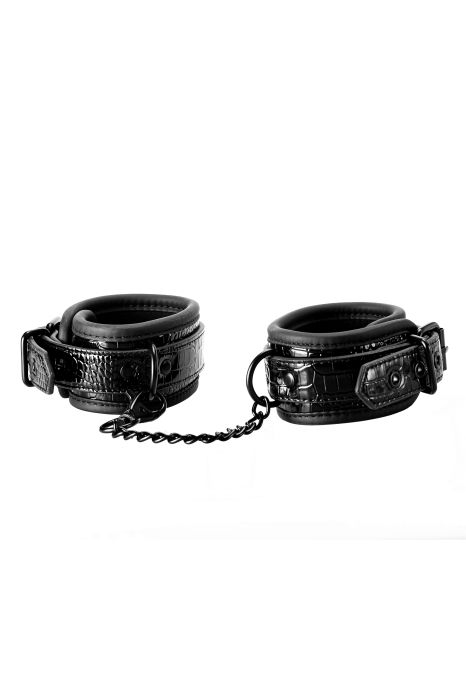 BLAZE ANKLE CUFF CROCO BLACK