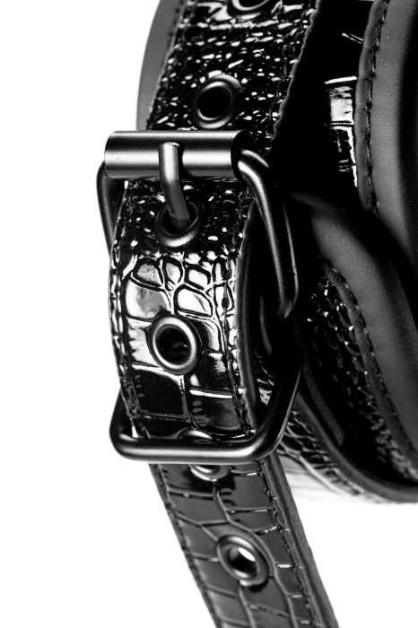 BLAZE ANKLE CUFF CROCO BLACK