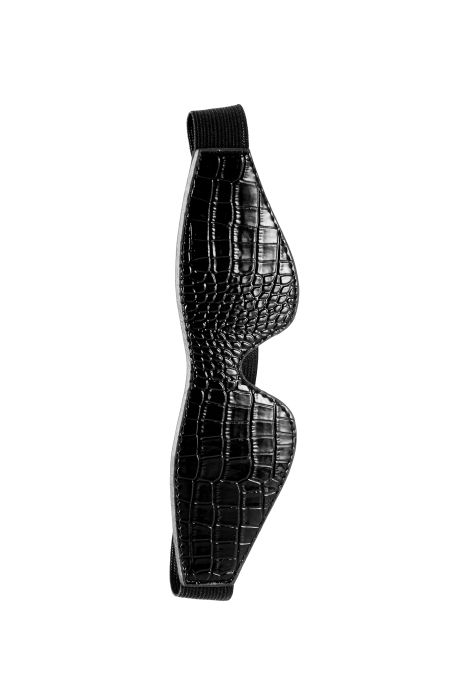 BLAZE BLINDFOLD CROCO BLACK