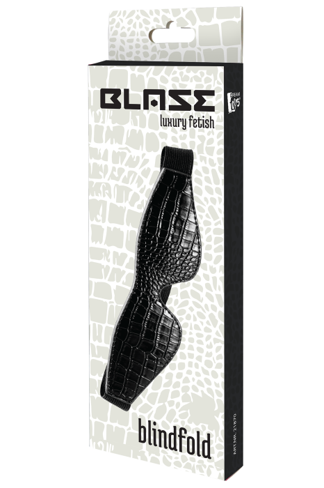 BLAZE BLINDFOLD CROCO BLACK