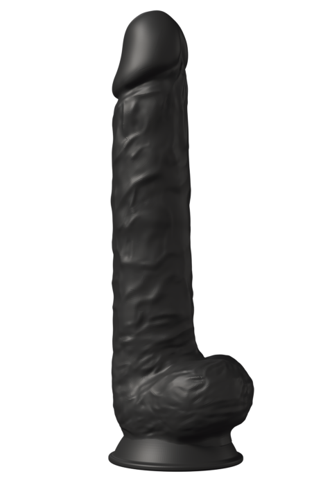 REAL LOVE DUAL DENSITY XXL DILDO 15INCH Black