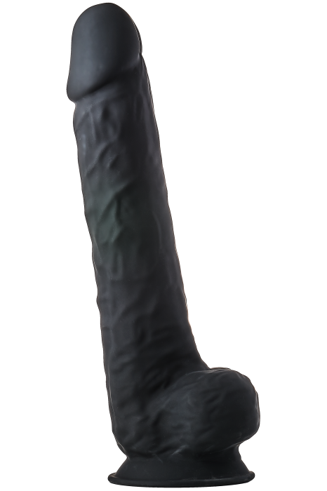 REAL LOVE DUAL DENSITY XXL DILDO 15INCH Black