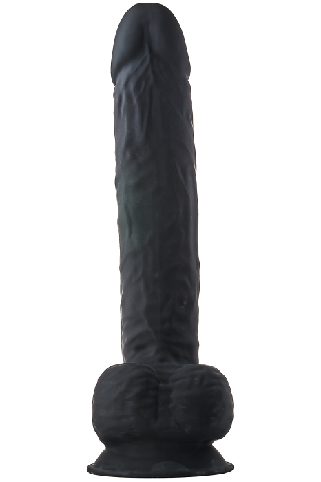 REAL LOVE DUAL DENSITY XXL DILDO 15INCH Black