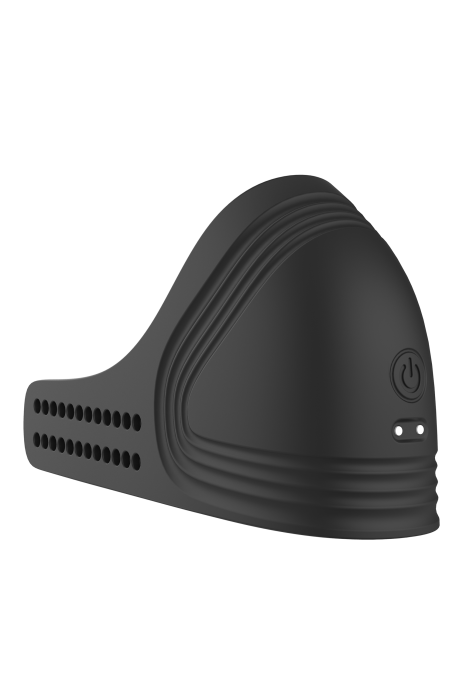 RAMROD ADJUSTABLE VIBRATING COCKRING WITH REMOTE BLACK