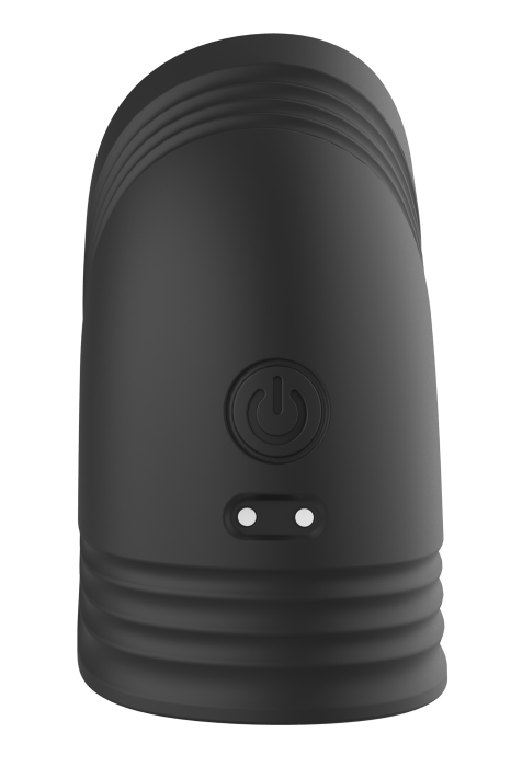 RAMROD ADJUSTABLE VIBRATING COCKRING WITH REMOTE BLACK