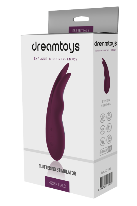 ESSENTIALS FLUTTERING STIMULATOR PURPLE