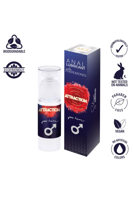 ANAL LUBRICANT WITH PHEROMONES ATTRACTION FOR HIM 50 ML