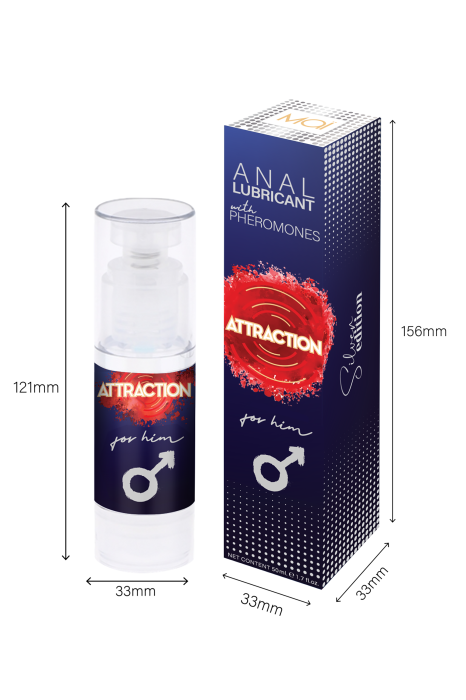 ANAL LUBRICANT WITH PHEROMONES ATTRACTION FOR HIM 50 ML