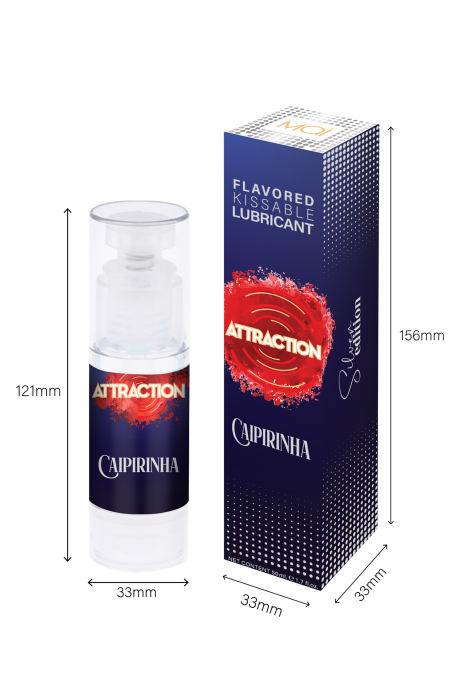 MAI ATTRACTION KISSABLE LUBRICANT CAIPIRINHA FLAVOR 50ML