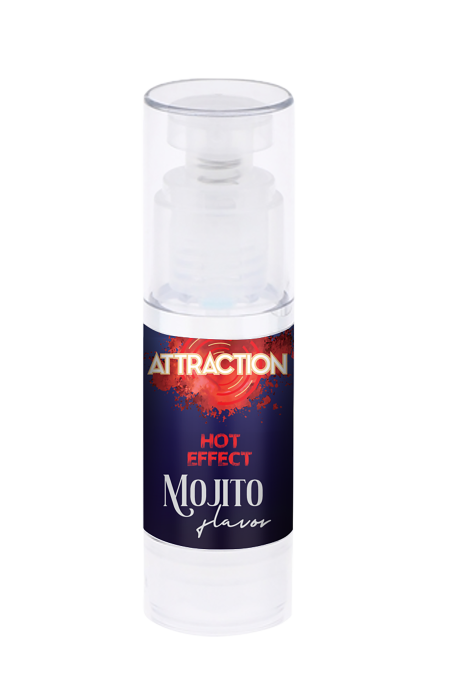 MAI ATTRACTION KISSABLE LUBRICANT HOT EFFECT MOJITO FLAVOR 50ML 