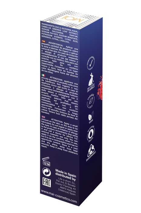 MAI ATTRACTION KISSABLE LUBRICANT HOT EFFECT MOJITO FLAVOR 50ML 