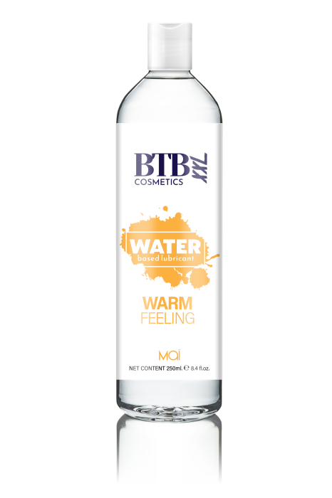 BTB WATER BASED WARM FEELING LUBRICANT 250ML