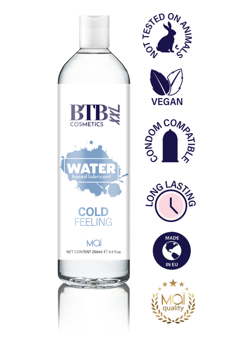 BTB WATER BASED COLD FEELING LUBRICANT 250ML