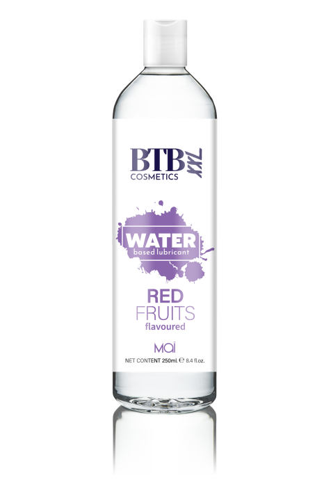 BTB WATER BASED FLAVORED RED FRUITS LUBRICANT 250ML
