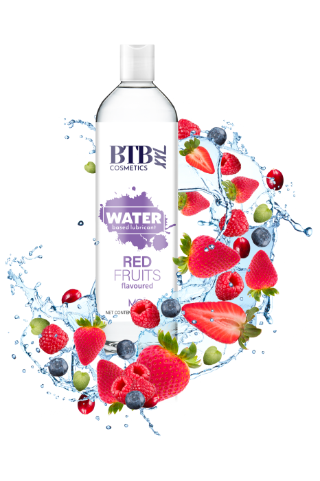 BTB WATER BASED FLAVORED RED FRUITS LUBRICANT 250ML