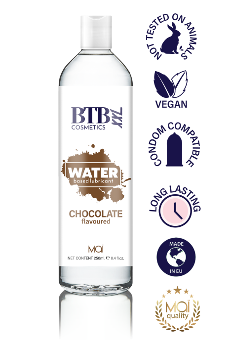 BTB WATER BASED FLAVORED CHOCOLAT LUBRICANT 250ML