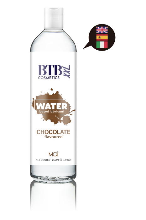 BTB WATER BASED FLAVORED CHOCOLAT LUBRICANT 250ML
