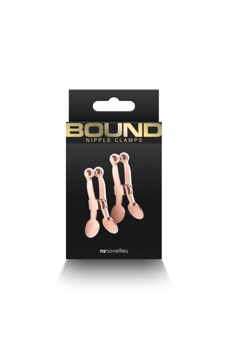 BOUND NIPPLE CLAMPS C1 ROSE GOLD