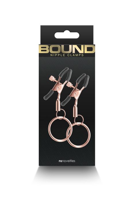 BOUND NIPPLE CLAMPS C2 ROSE GOLD