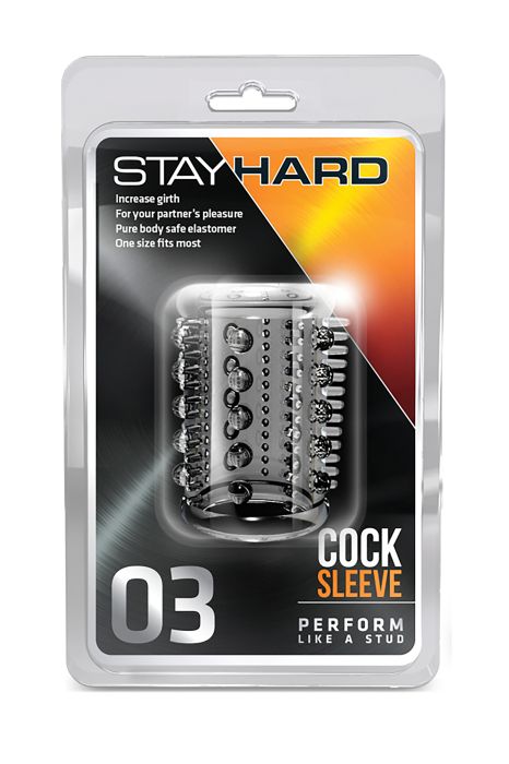 STAY HARD COCK SLEEVE 03 CLEAR