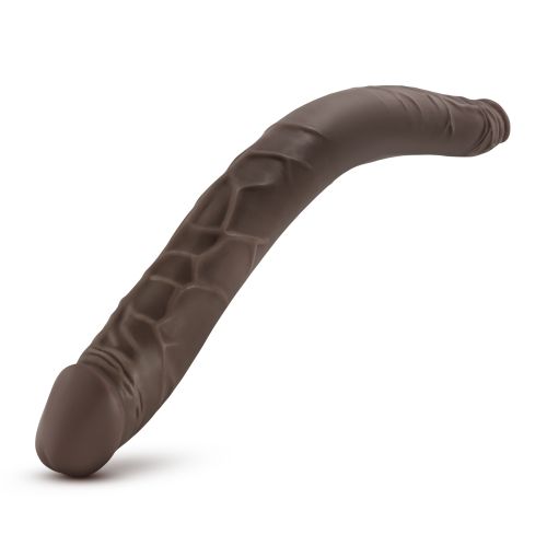 DR. SKIN 16INCH DOUBLE DILDO CHOCOLATE