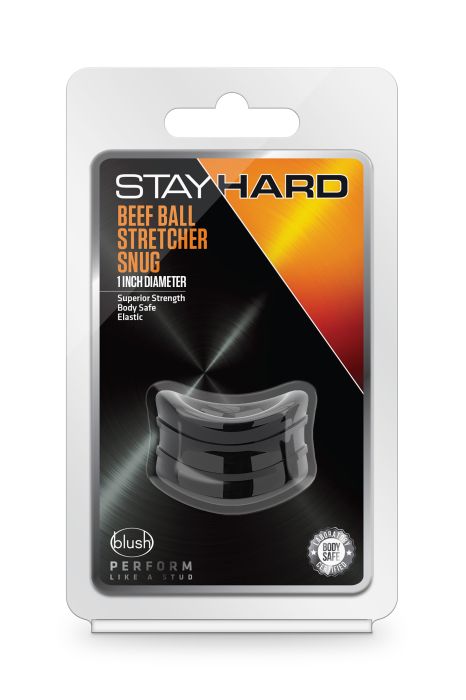 STAY HARD BEEF BALL STRETCHER SNUG BLACK