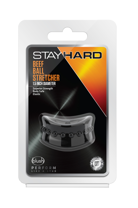 STAY HARD BEEF BALL STRETCHER BLACK