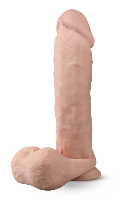 DR. SKIN SILICONE DR. DYLAN 7 INCH VIBRATING DILDO WITH REMOTE VANILLA