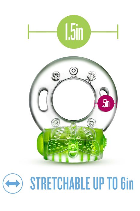 PLAY WITH ME AROUSER VIBRATING C-RING GREEN