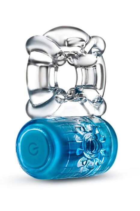 PLAY WITH ME ONE NIGHT STAND VIBRATING C-RING BLUE