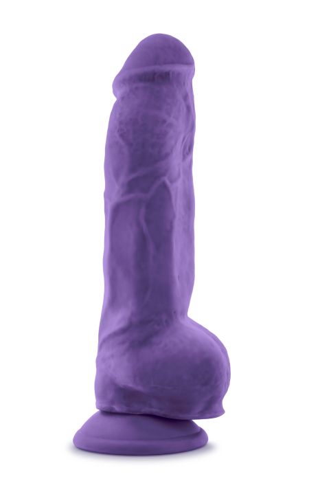 AU NATUREL BOLD BIG BOY 10 INCH DILDO PURPLE