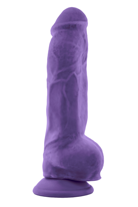 AU NATUREL BOLD BIG BOY 10 INCH DILDO PURPLE