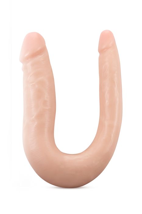 DR. SKIN SILICONE DR. DOUBLE 12 INCH DOUBLE DONG VANILLA