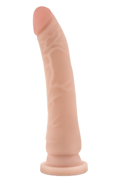 DR. SKIN SILICONE DR. NOAH 8 INCH DONG WITH SUCTION CUP VANILLA