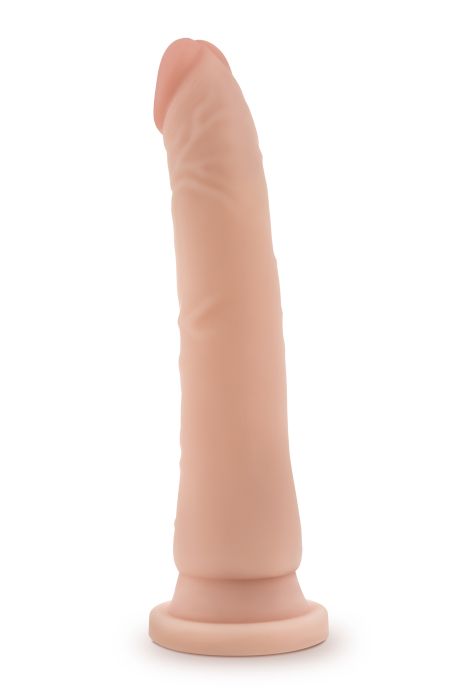 DR. SKIN SILICONE DR. NOAH 8 INCH DONG WITH SUCTION CUP VANILLA