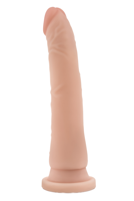 DR. SKIN SILICONE DR. NOAH 8 INCH DONG WITH SUCTION CUP VANILLA
